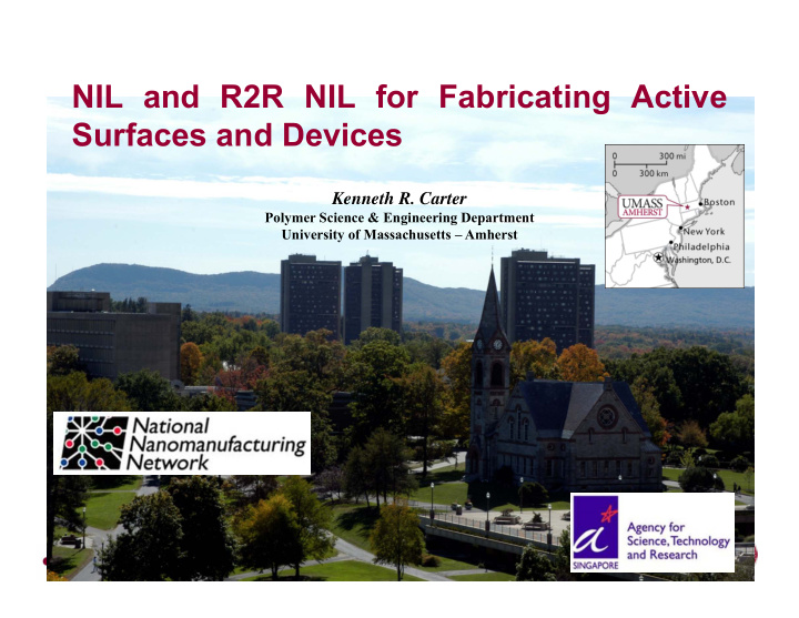 nil and r2r nil for fabricating active surfaces and