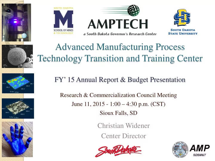 advanced manufacturing process technology transition and