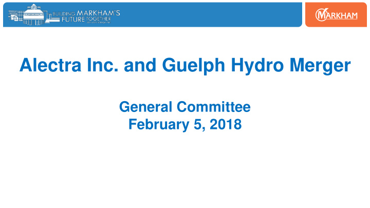 alectra inc and guelph hydro merger