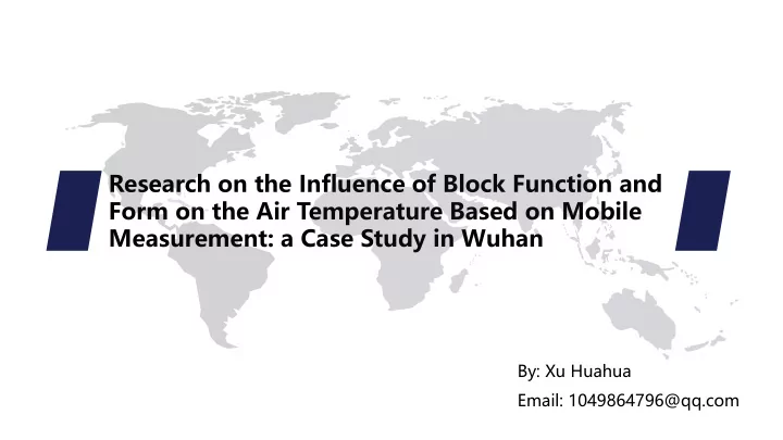 form on the air temperature based on mobile