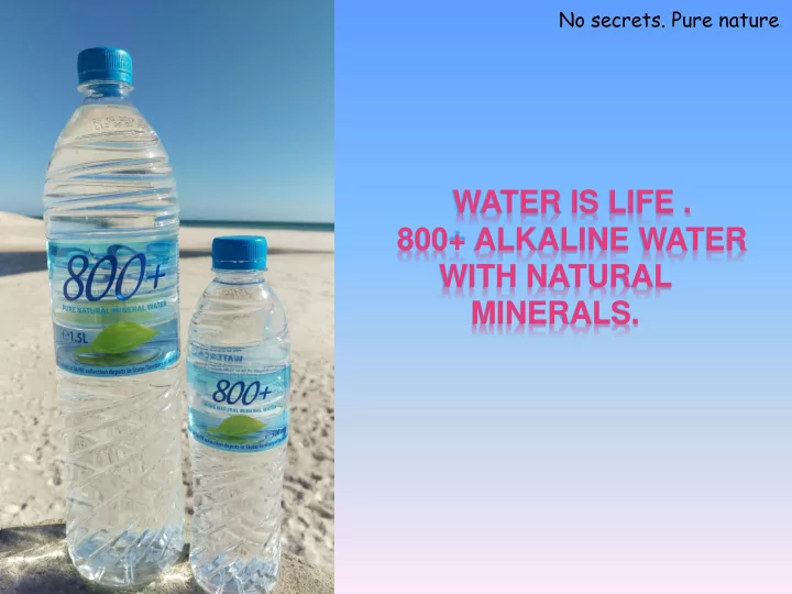 water is life