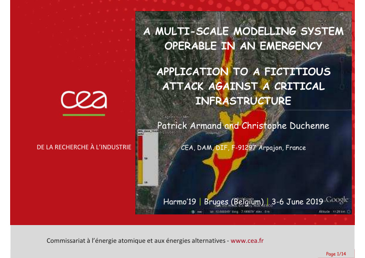 a multi scale modelling system operable in an emergency