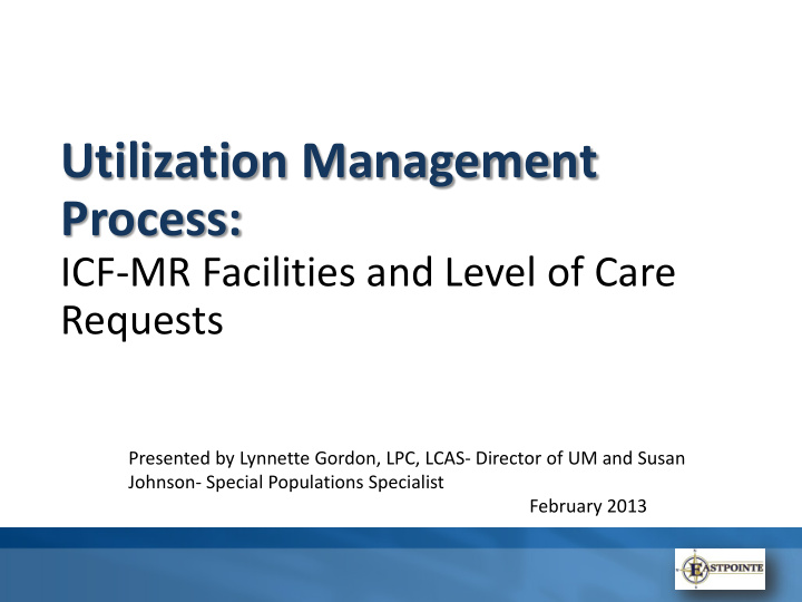 utilization management process