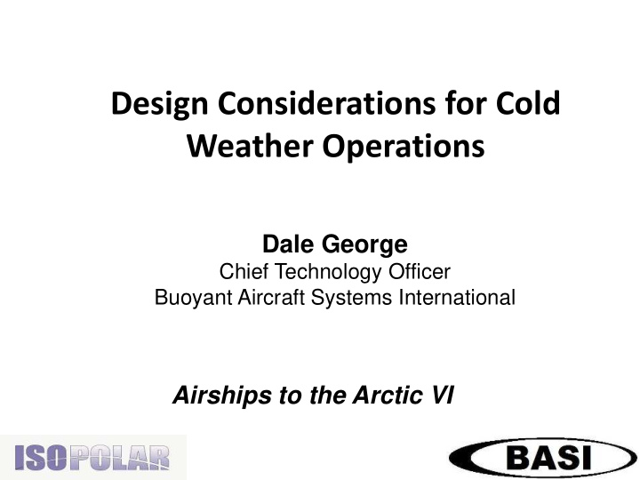 design considerations for cold