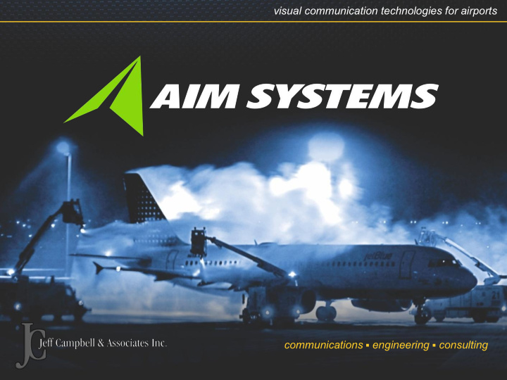 visual communication technologies for airports