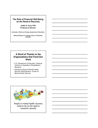 A Word of Thanks to the  Organizations that Fund Our  Work   U.S. Department of Education,