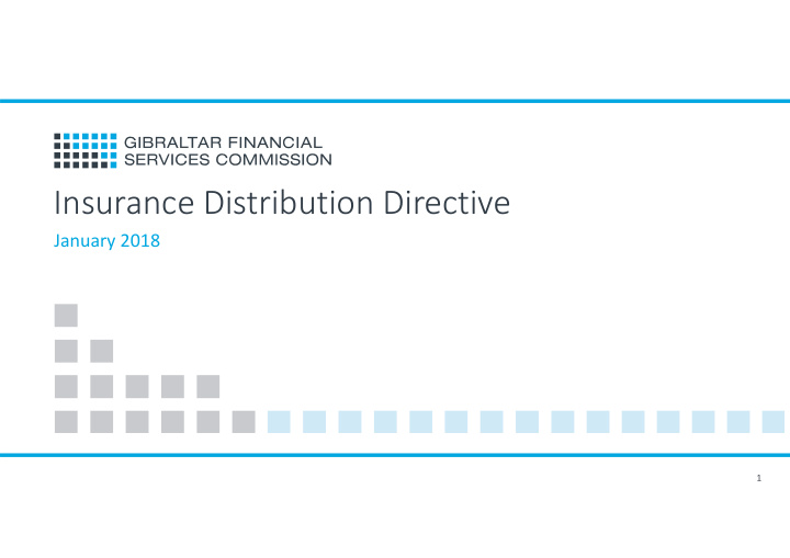 insurance distribution directive