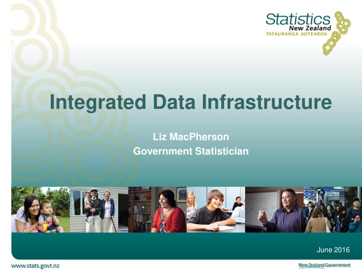 integrated data infrastructure