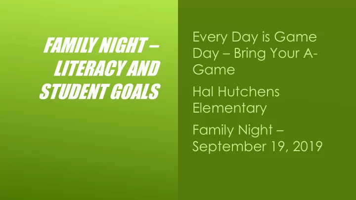 family night
