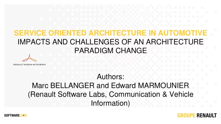 paradigm change authors