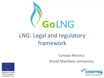 LNG: Legal and regulatory  framework  Canepa Monica  World Maritime University  AIR QUALITY INDEX