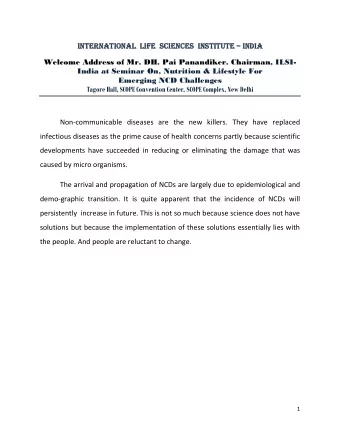 INTER  INTERNAT  NATIONAL  LIFE  IONAL  LIFE  SCIENCE  SCIENCES  IN  INSTITUTE  STITUTE  INDIA