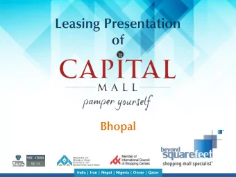 Leasing Presentation  of  Bhopal  India | Iran | Nepal | Nigeria | Oman | Qatar  Capital Mall ?