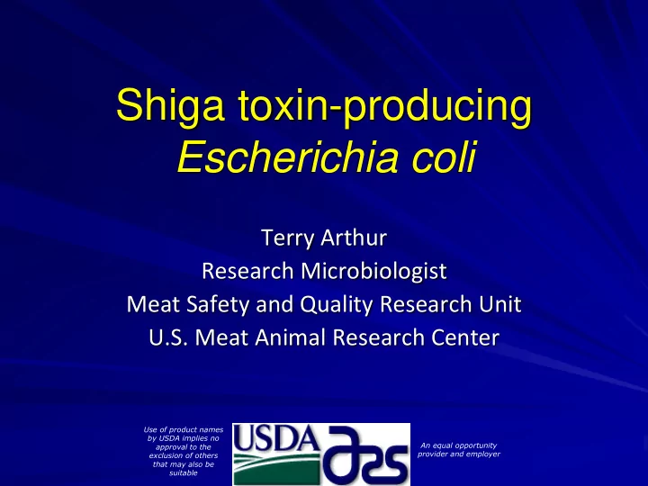 escherichia coli