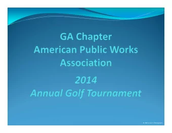 By IMP.A.A.C.T. Photography The American Public Works Association exists to develop and support the