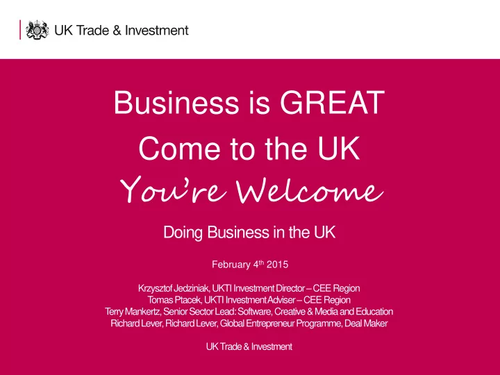 business is great