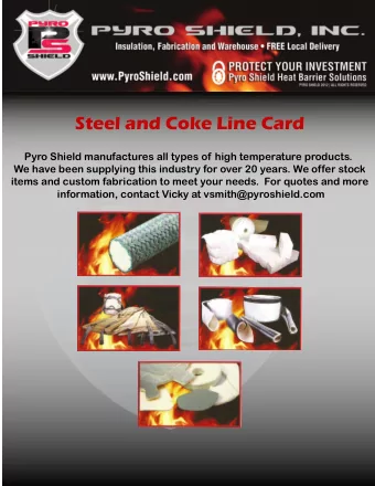 PORTABLE INDUCTION FURNACES  Steel and Coke Line Card  Convection Furnaces Heated by Induction Heat