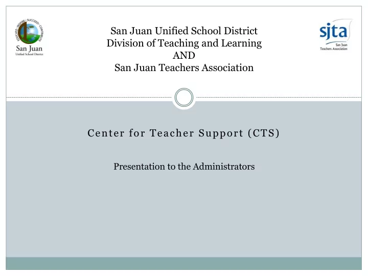 san juan teachers association