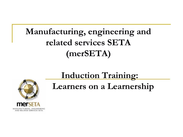 induction training