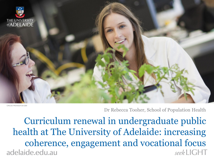 curriculum renewal in undergraduate public