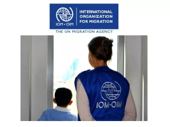 Roots in Resettlement  Resettlement Continuum  CASE PROCESSING  HEALTH ASSISTANCE  IOM