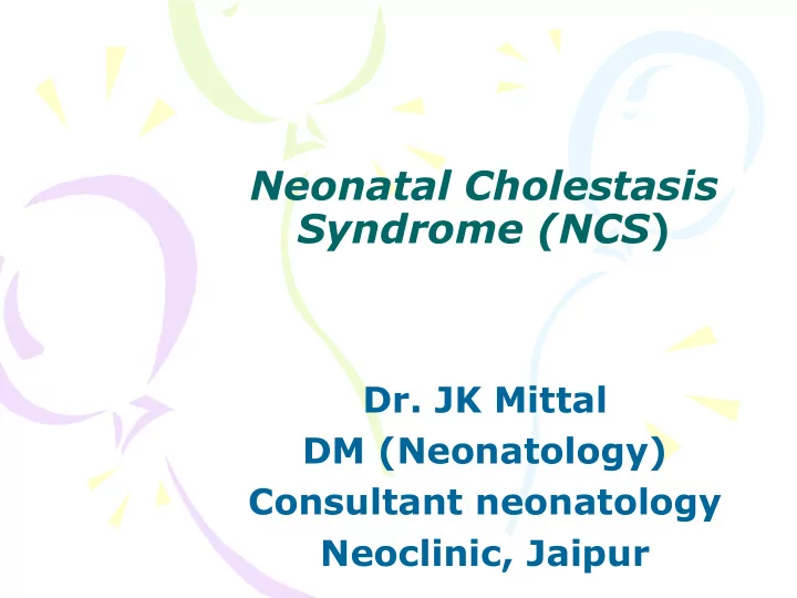 syndrome ncs