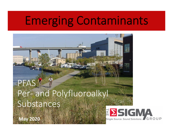 emerging contaminants emerging contaminants