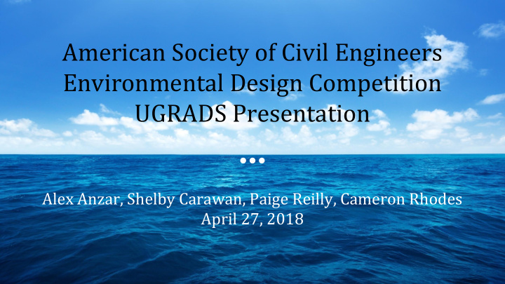 american society of civil engineers environmental design