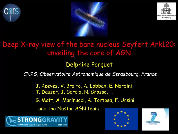 deep x ray view of the bare nucleus seyfert ark120