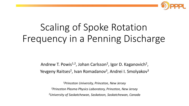 scaling of spoke rotation