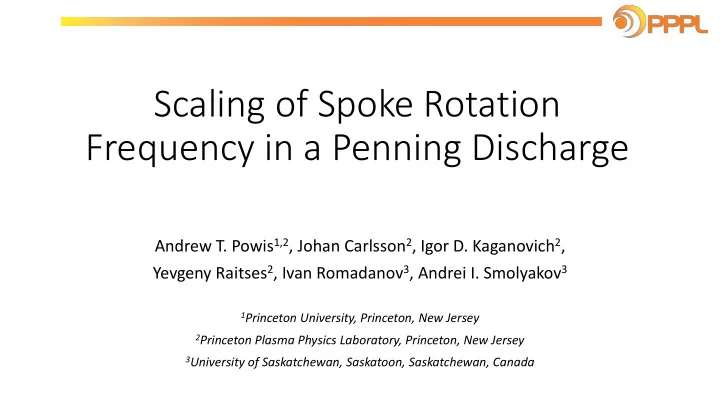 scaling of spoke rotation