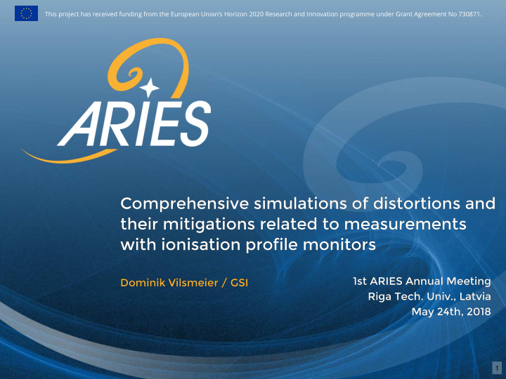 comprehensive simulations of distortions and