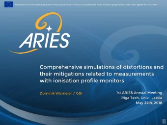 Comprehensive simulations of distortions and  Comprehensive simulations of distortions and  their