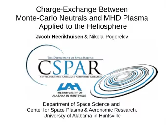 Charge-Exchange Between  Monte-Carlo Neutrals and MHD Plasma  Applied to the Heliosphere Jacob