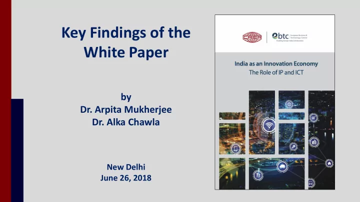 key findings of the