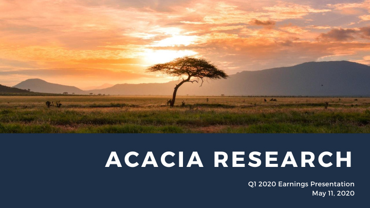 acacia research