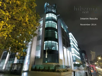 Interim Results  November 2014  DISCLAIMER  This presentation (hereinafter &quot;this