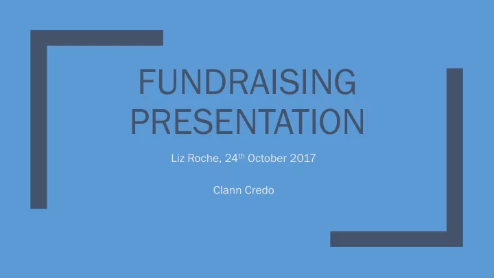 fundraising