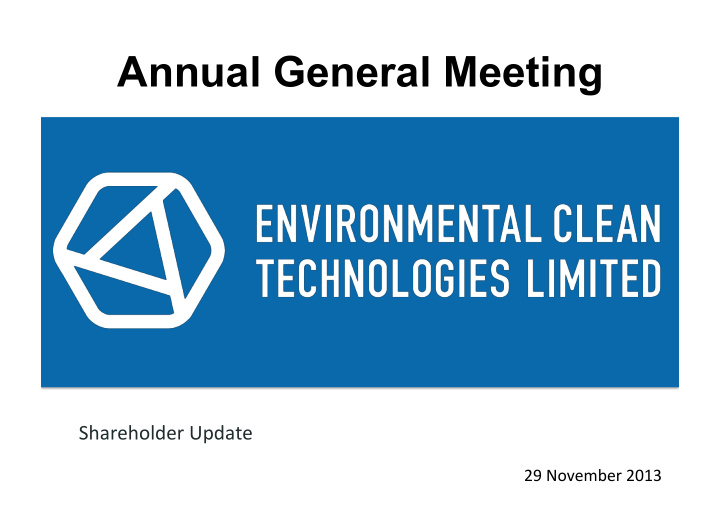 annual general meeting