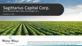 Sagittarius Capital Corp.  (to be renamed Water Ways Technologies Inc.)  December 27, 2018  A final