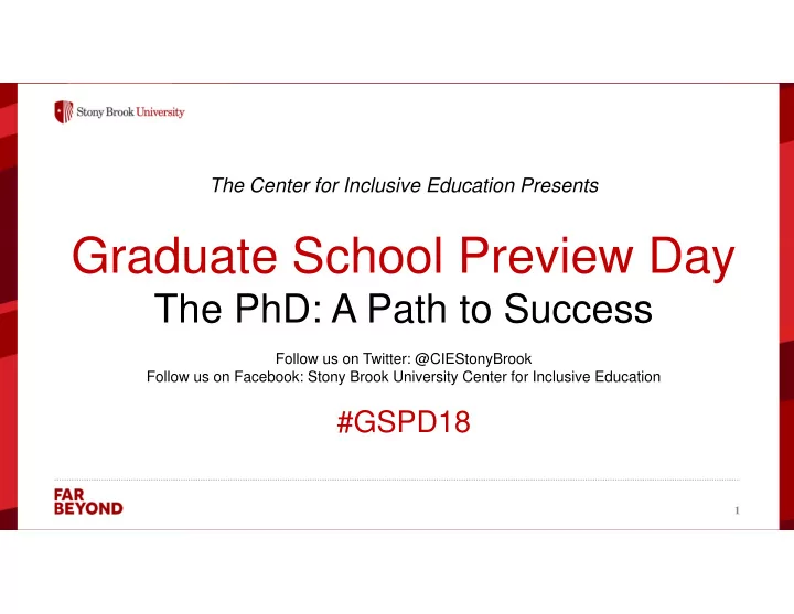 graduate school preview day