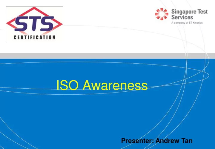 iso awareness