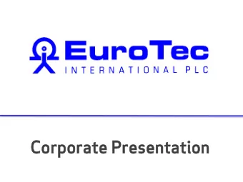Corporate Presentation  Corporate Presentation  All images, logos  &amp; trademarks are recognised