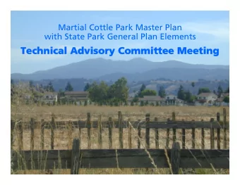 Technical Advisory Committee Meeting  Technical Advisory Committee Meeting  Agenda  Agenda  1.