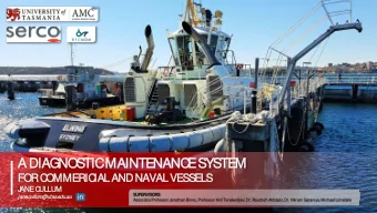 A DIAG  NO  NOSTIC  MAINT  NTENA  NANC  NC  E SYSTEM  FOR C  C  OMMERIC  IAL A  L AND N  D NAVAL  L