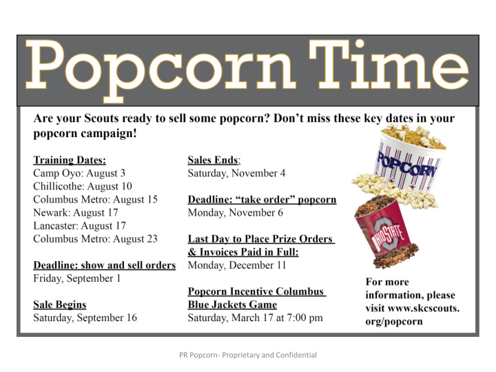 pr popcorn proprietary and confidential 2017 popcorn