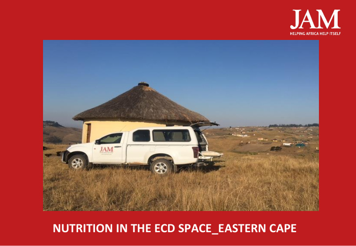 nutrition in the ecd space eastern cape