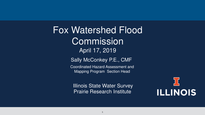 fox watershed flood commission