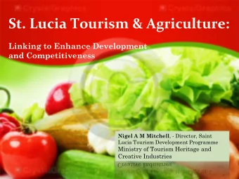 Linking to Enhance Development  and Competitiveness Nigel A M Mitchell , - Director, Saint  Lucia