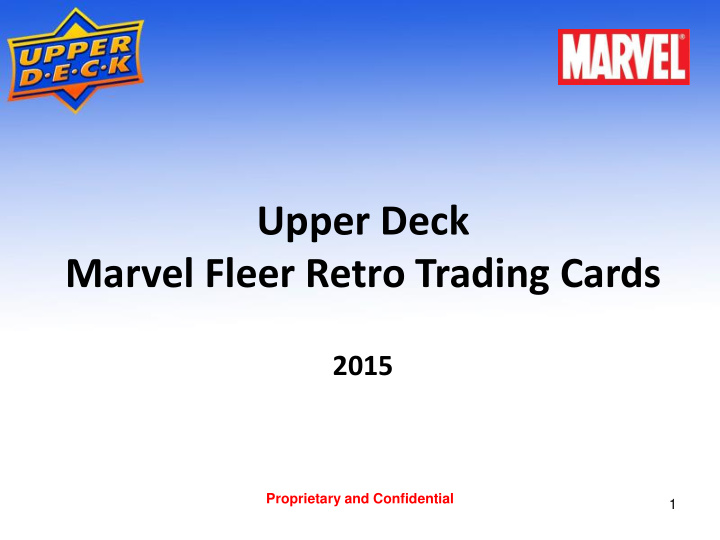upper deck marvel fleer retro trading cards